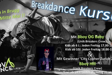 !!! Neu: Breakdance Kurse ab Mitte Mai mit den Hernandez Brothers von der Unik Breakers Crew !!!